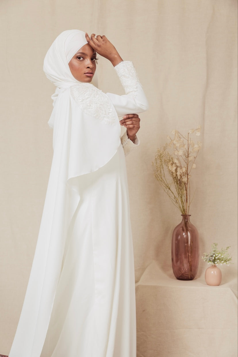 Robe de mariées mastour avec cape
