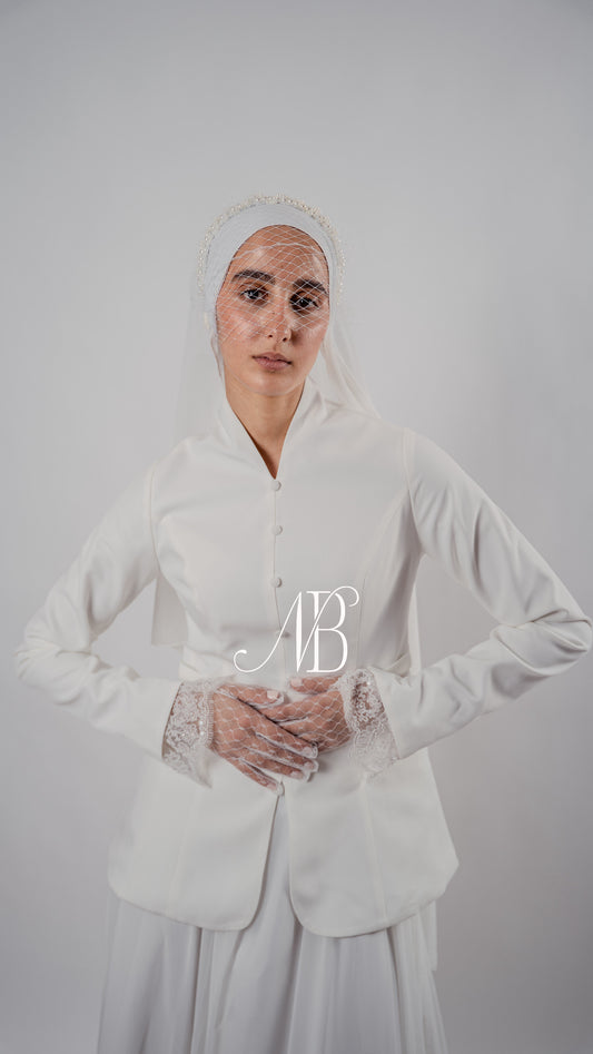 Voilette en résille - Mina